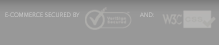 VeriSign Secured, McAfee Secure, W3C CSS compliant